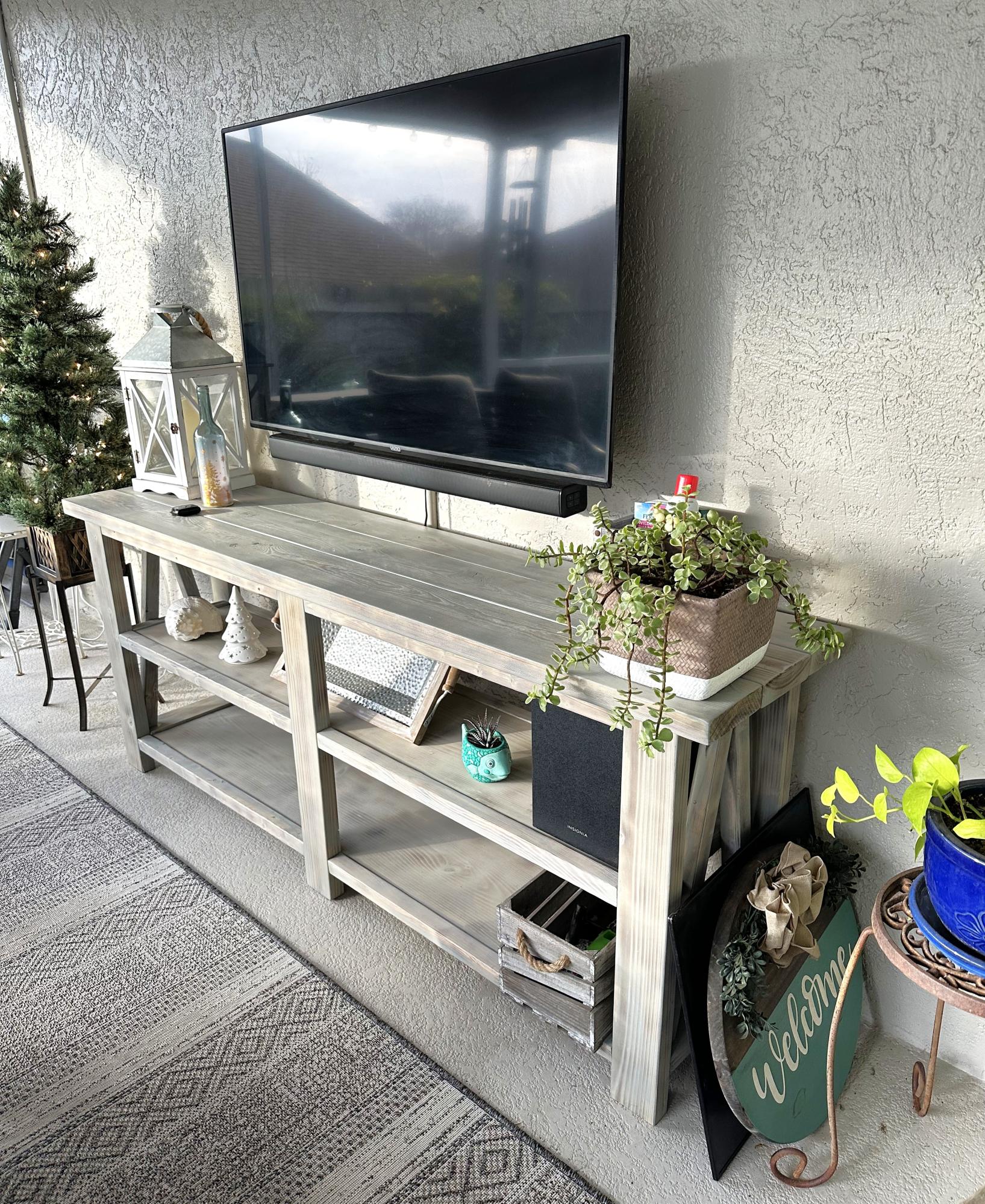 Outdoor DIY Console Table Ana White